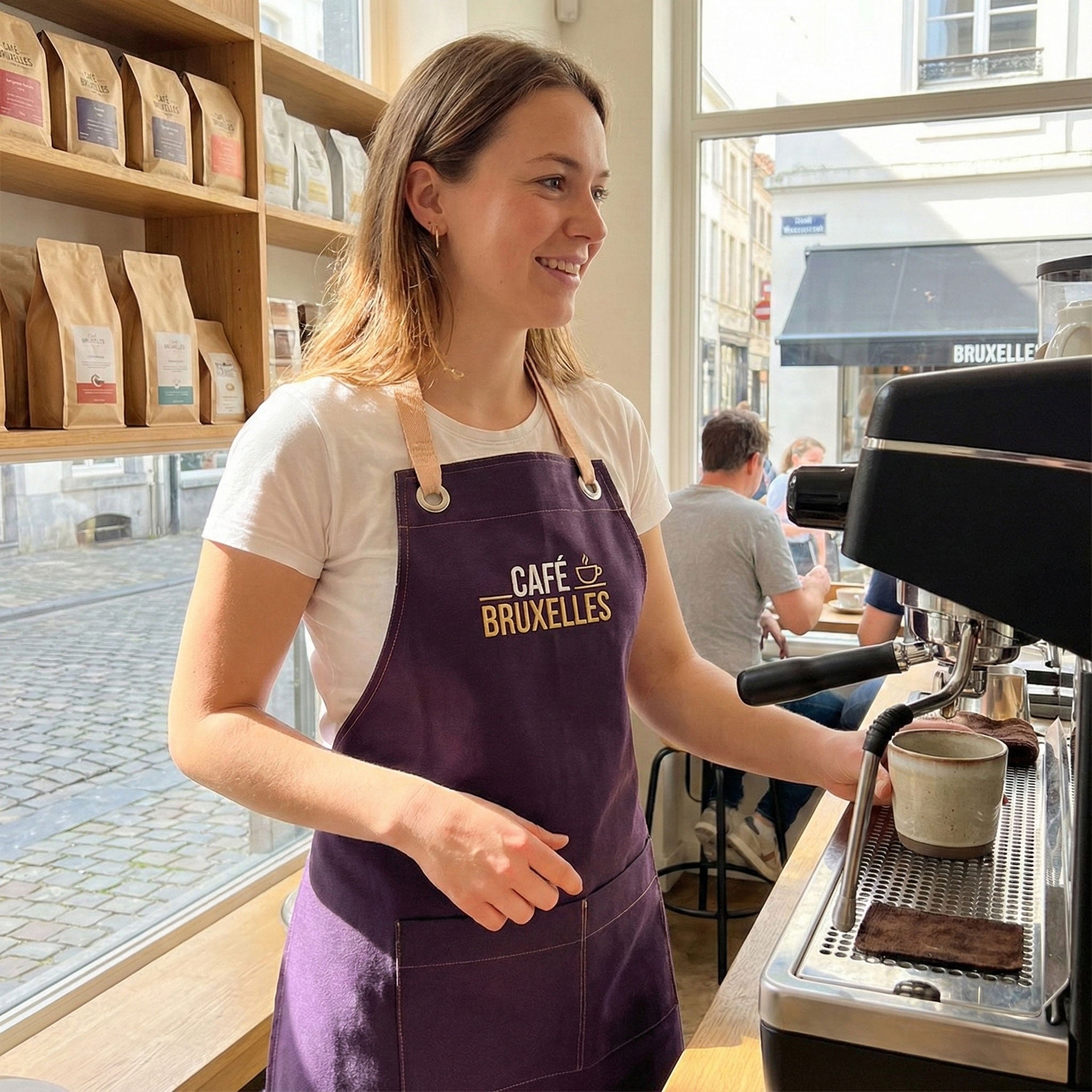 Napoli Önlük - Patlıcan Moru