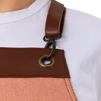 New York Önlük - Kırmızıbej