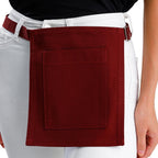 Riga Bistro Önlük - Şarap Kırmızısı