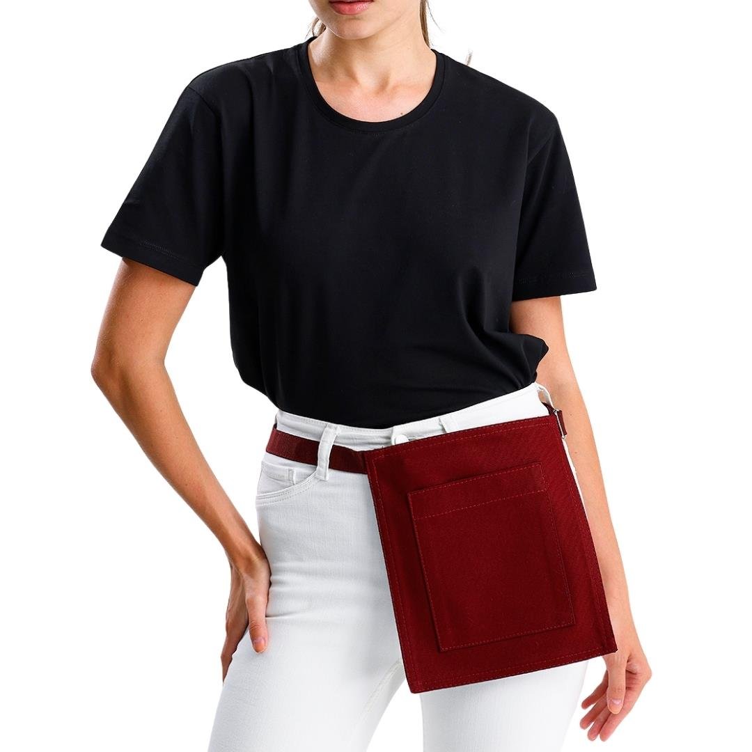 Riga Bistro Önlük - Şarap Kırmızısı