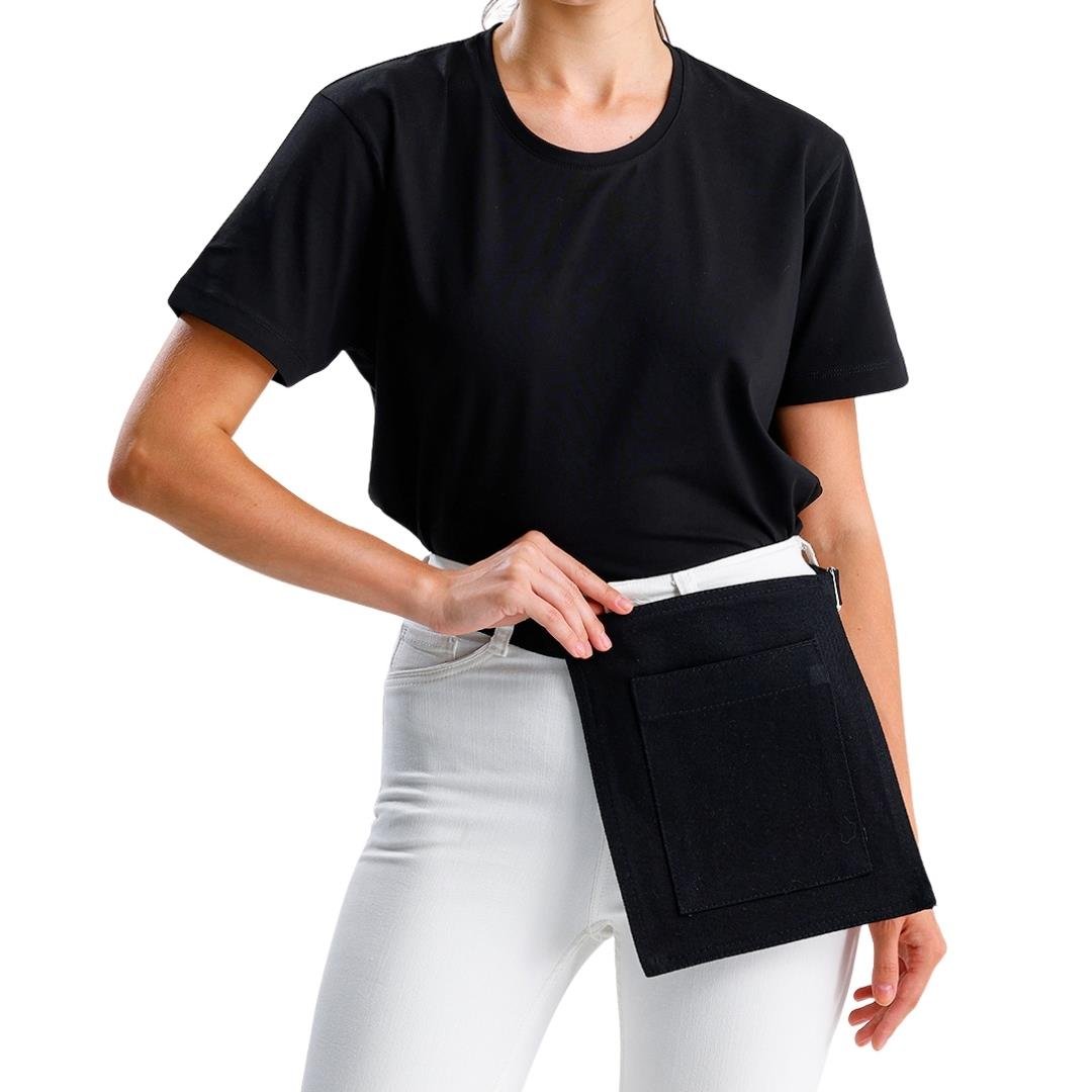 Riga Bistro Önlük - Siyah Denim