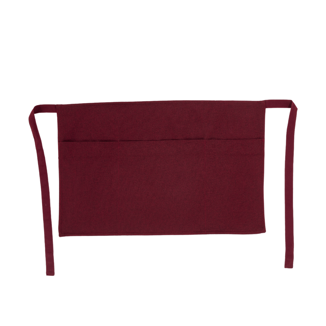 Stockholm Bistro Önlük - Şarap Kırmızısı